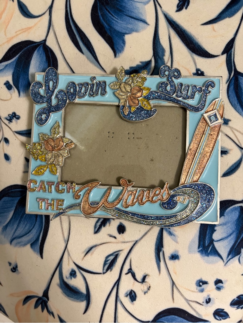 T.J.Maxx Light Blue 'Lovin' Surf' Decorative Photo Frame